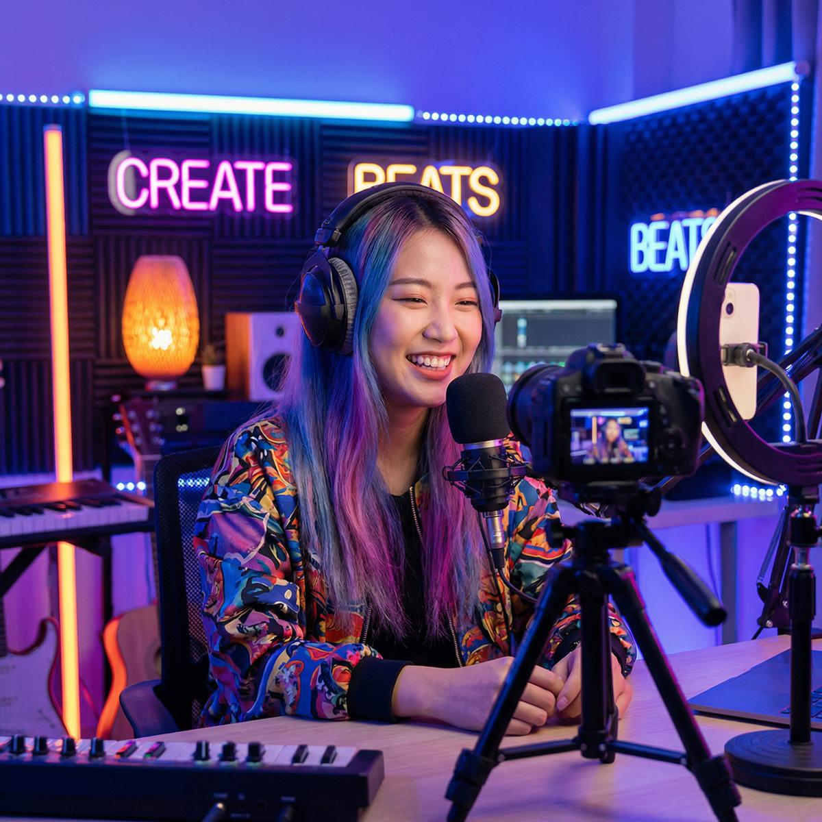 蘑菇视频音乐创作达人-音乐女神Yuki